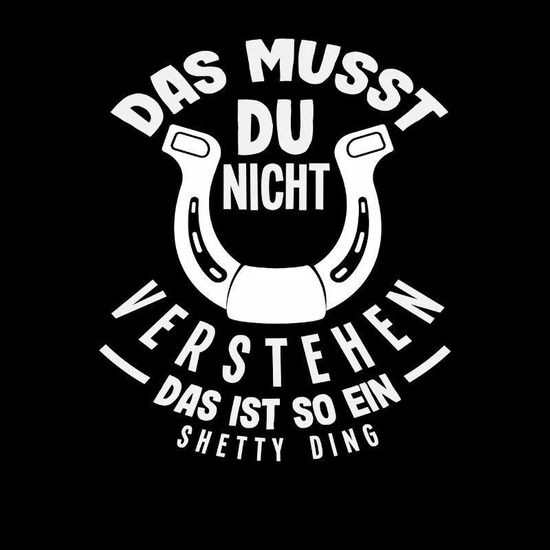 Shetty Ding Pferdemädchen Reiten Ponyfans Reiter