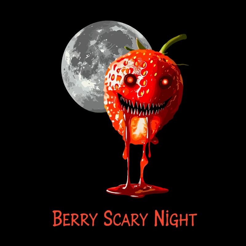 Erdbeer Halloween Berry Scary Night