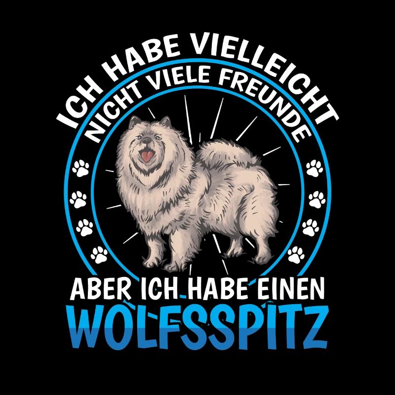 Wolfspitz is a friend German Wolfspitz