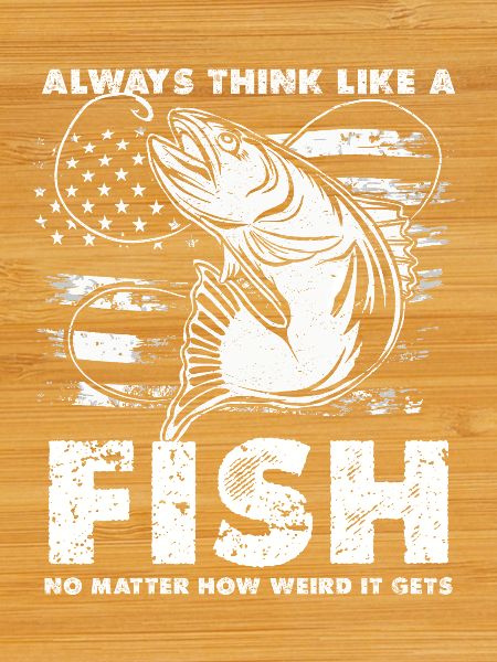 Fish Thoughts Flag Pattern
