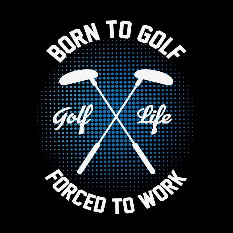 Klasse Golf Spieler Freizeit Golfschläger Design