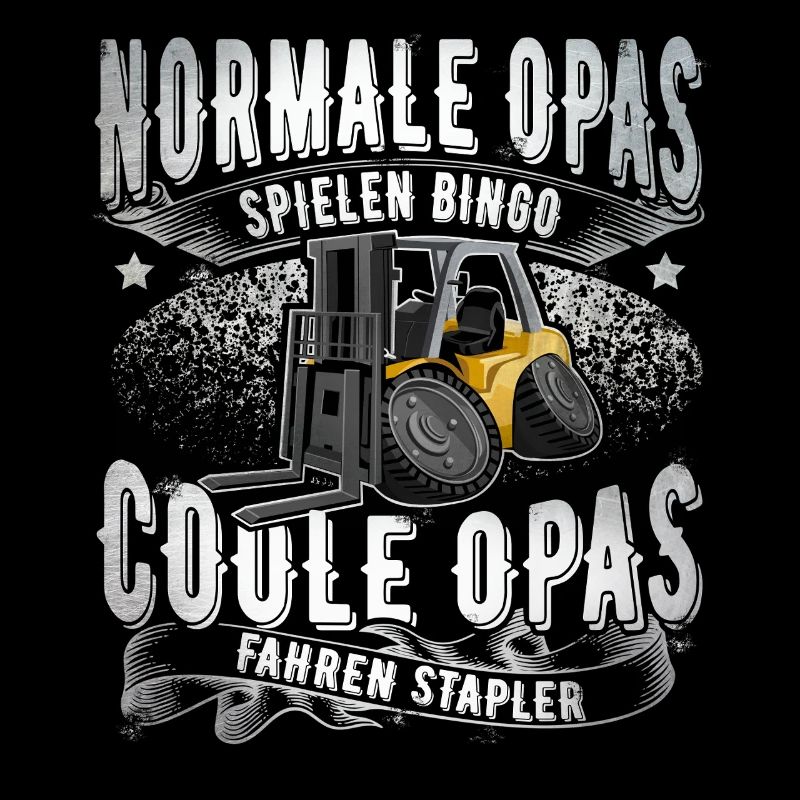 Staplerfahrer Opa