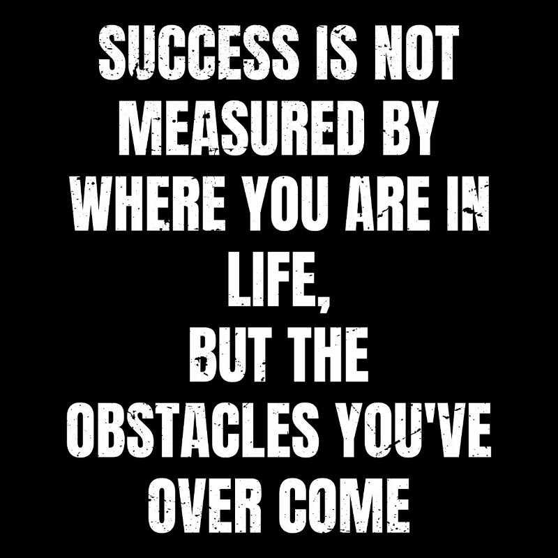 Erfolg wird nicht daran gemessen, wo man im Leben steht
