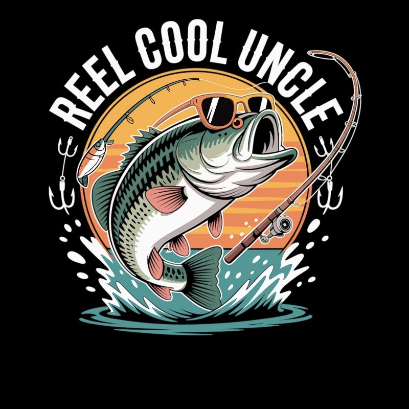 T-shirt de pêcheur – Reel Cool Uncle