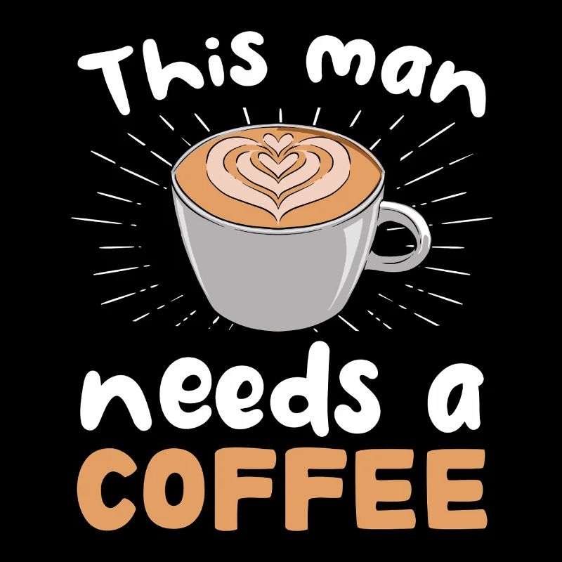 This man needs coffee