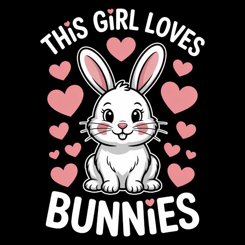 Bunny Saying Girl Rabbit Fun Bunny Gift