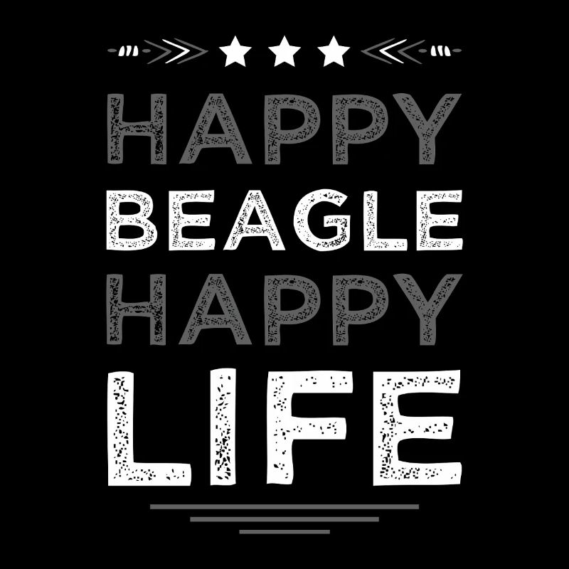 Chien Beagle Vie heureuse