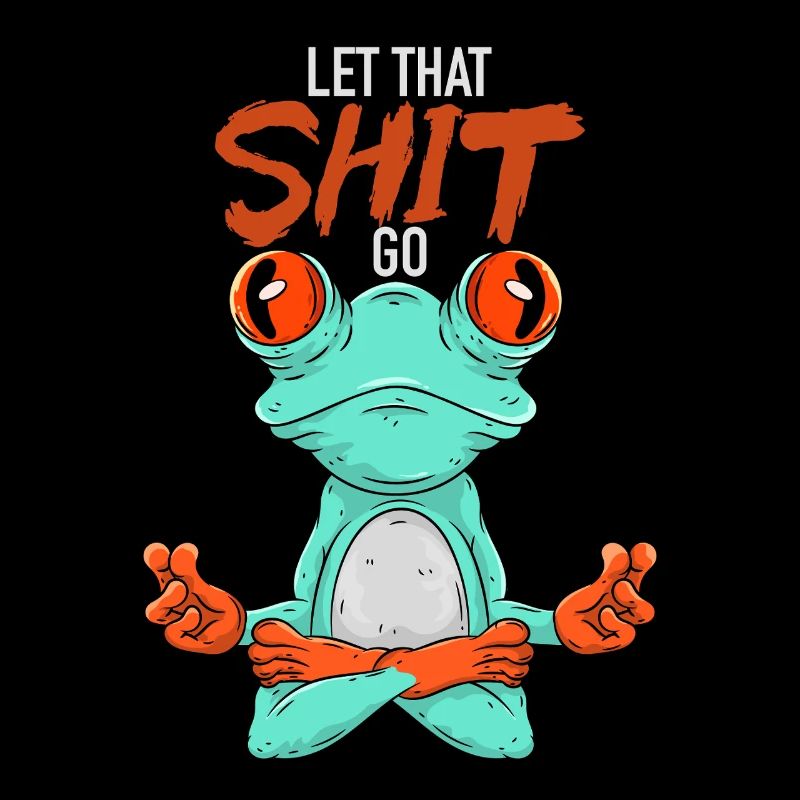 Meditation Yoga Frog