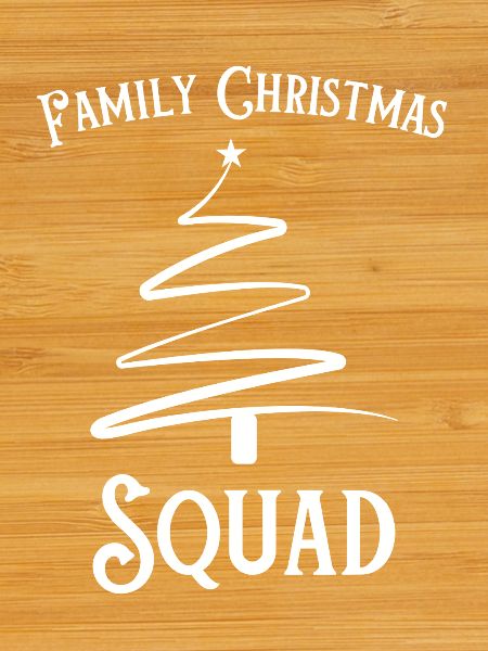 Family Christmas Tree Squad
