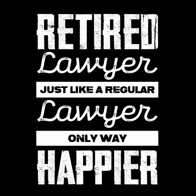 L’avocat à la retraite est plus heureux