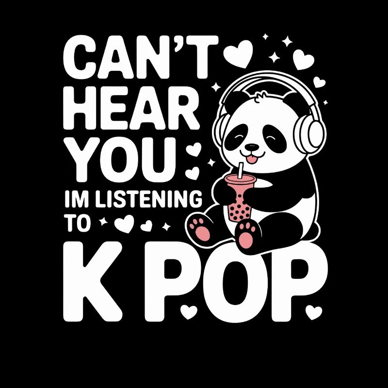 Je ne peux pas vous entendre en écoutant K Pop Panda