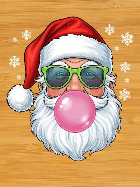 Weihnachtsmann Bubble Gum