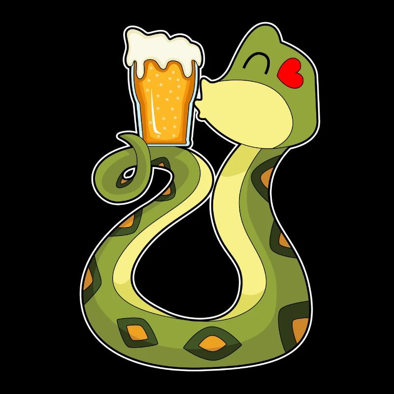 Schlange Bier
