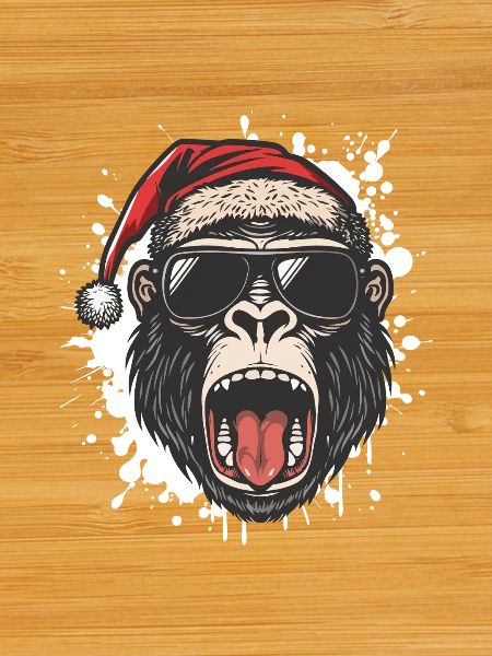 Gorilla Christmas Funny