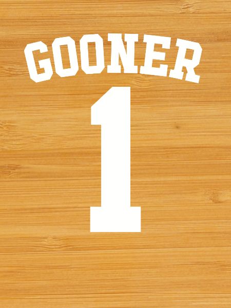 Gooner 1 Maillot Gooning