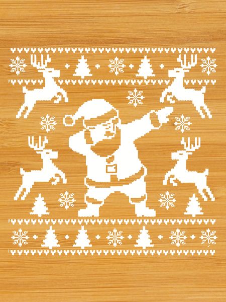 Dabbing Christmas Man XMas