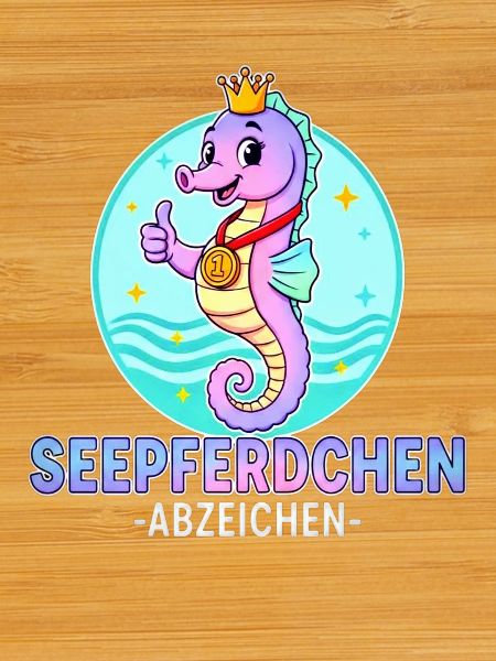 Seahorse Badge with Gradient