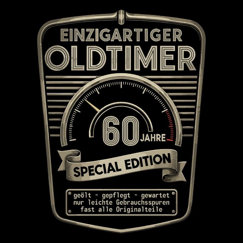 60. Geburtstag 60er 60ter 60 Jahre Oldtimer