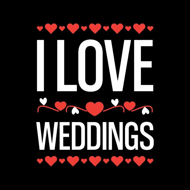 J’aime les cœurs de mariages