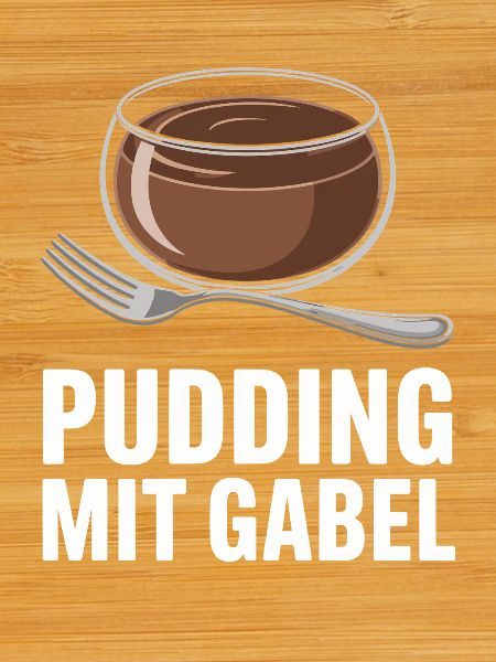 Pudding Mit Gabel