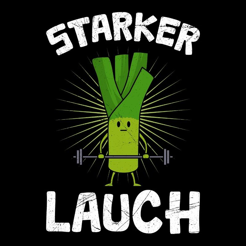 Haltérophile STRONG LEEK Drôle