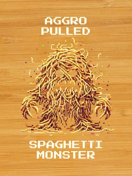 Spaghetti Monster | Funny Gamer Saying