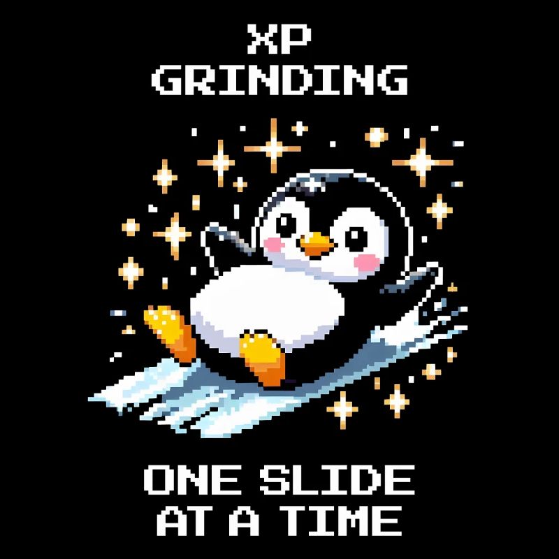 XP Grinding | Slide Level Up Humor