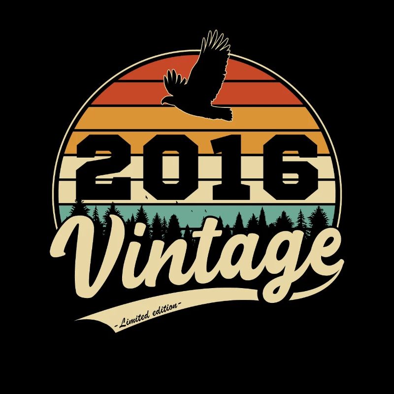 10 Ans 2016 Vintage Rétro Cadeau d’anniversaire