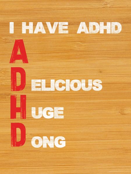 ADHD Lettering Vertical Accents