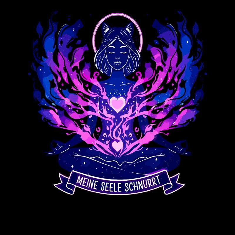 Chat mystique, mon âme ronronne