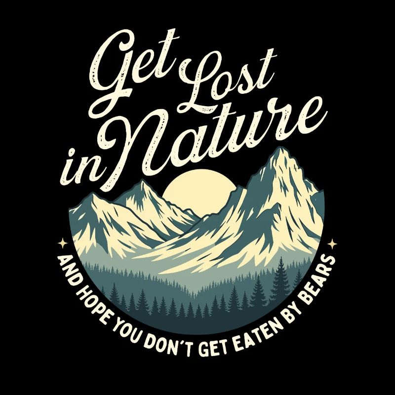 Perdez-vous dans la nature en espérant que vous ne vous faites pas manger drôle