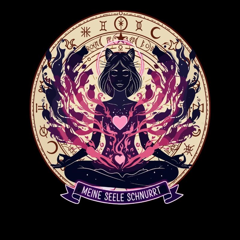 Mon âme ronronne - Chat mystique