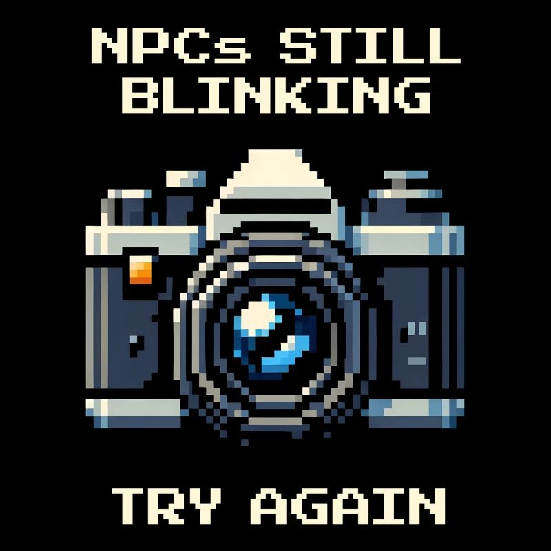 NPC is still blinking | Try again, portrait