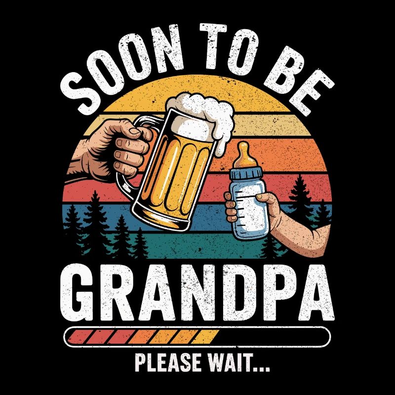 Werdender Opa loading zukünftiger Großvater