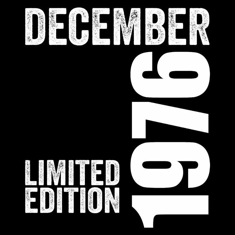 Retro Geburtstagsgeschenk - Dezember 1976