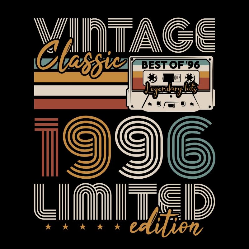 Vintage 1996 Born Birthday Gift