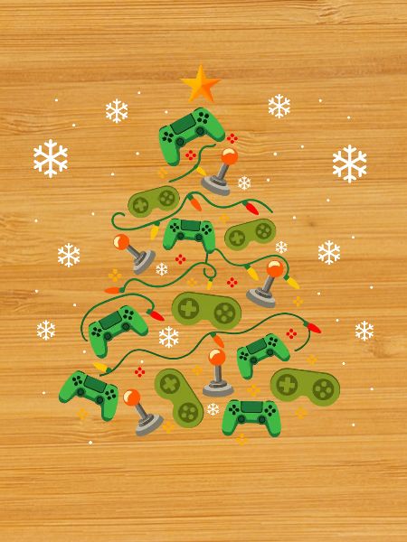 Weihnachtsbaum Controller Gaming Lover Gamer
