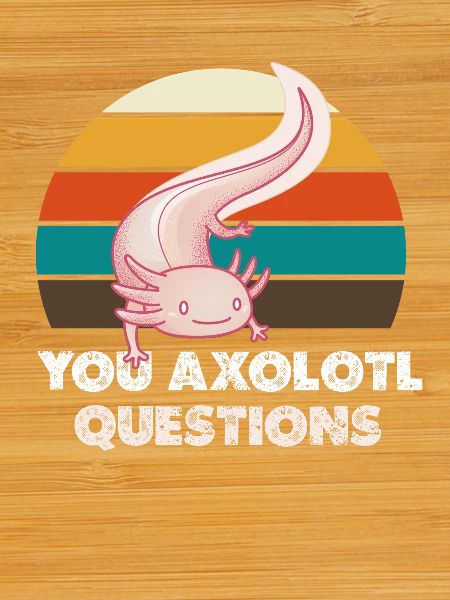 Axolotl Sunset Retro