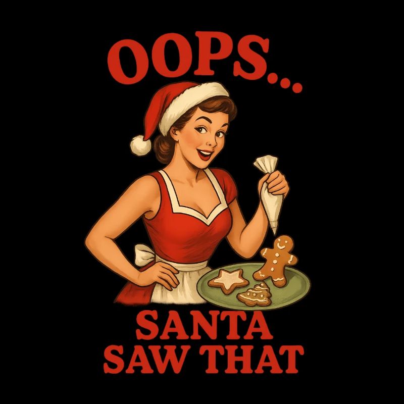 Oups le Père Noël a vu ça