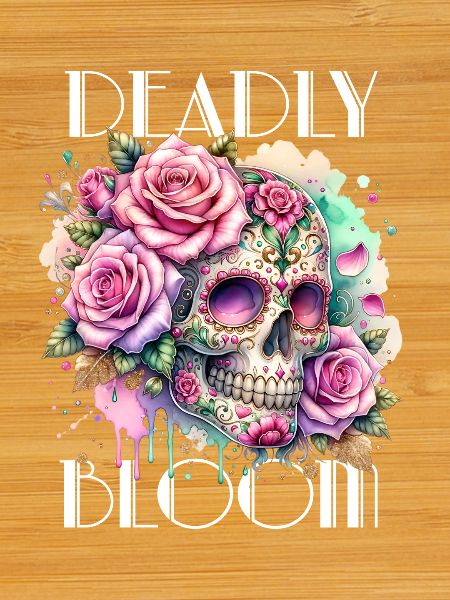 Flowers Skull Beauty Bloom