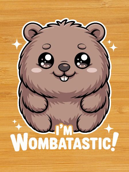 Cute Wombat I'm Wombatastic