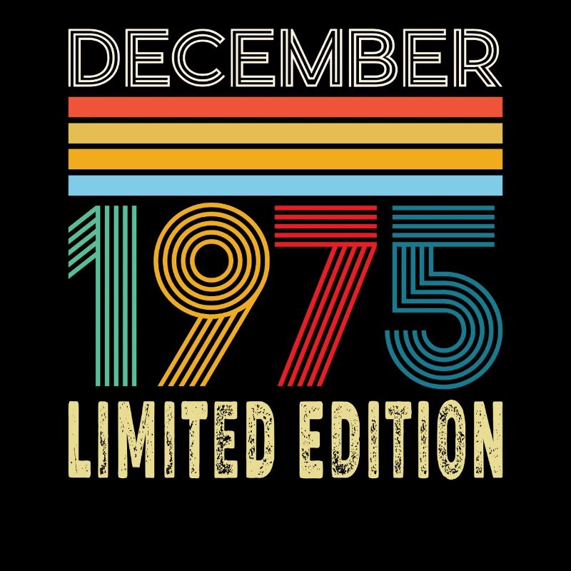 50 Years 50th Anniversary Gift Born December 1975