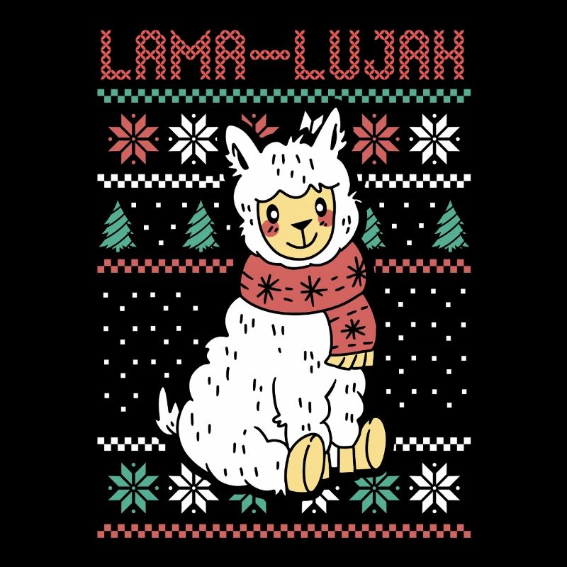 Weihnachtsmann Lama Weihnachtszeit Weihnachts