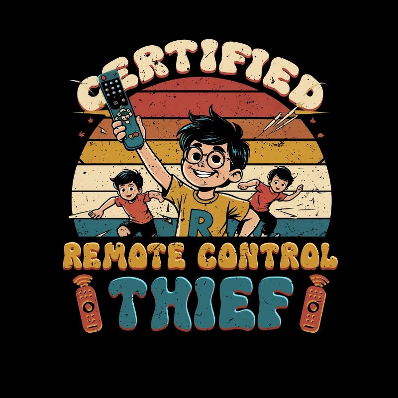 Geschwister Bruder Schwester Remote Control Thief