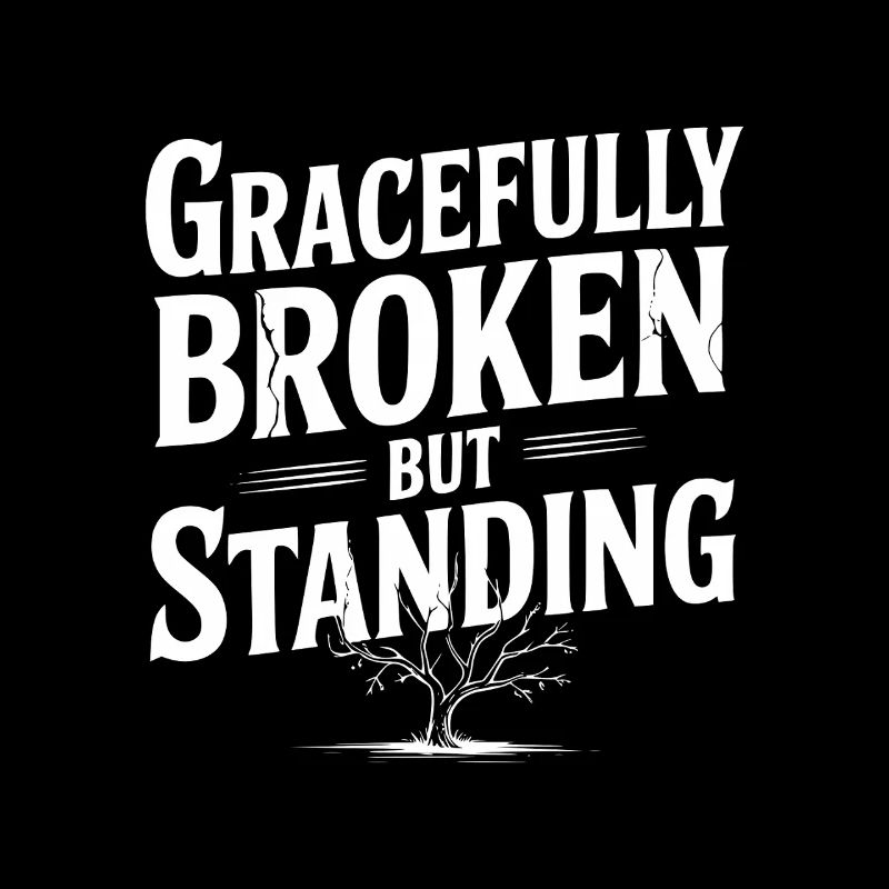 Anmutig zerbrochen, aber stehend