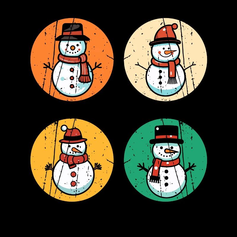 Weihnachtsmann Schneemann Weihnachten