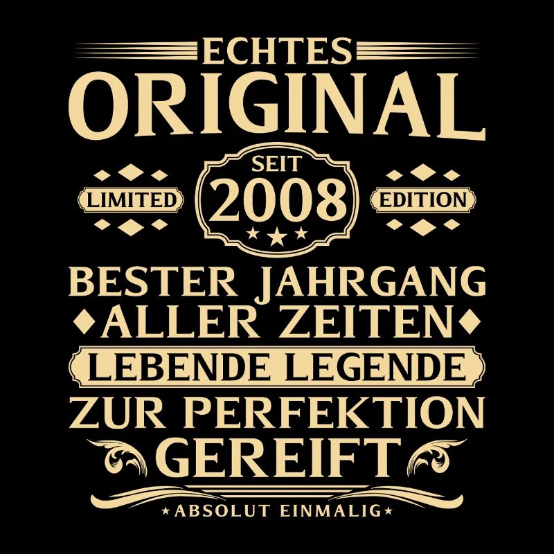 18. Geburtstag Echtes Original seit 2008
