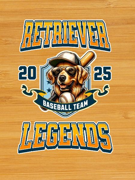 Golden Retriever Baseball Team