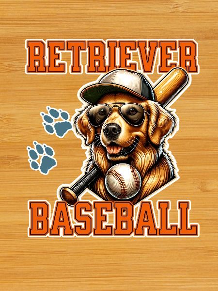 Golden Retriever Baseball Team