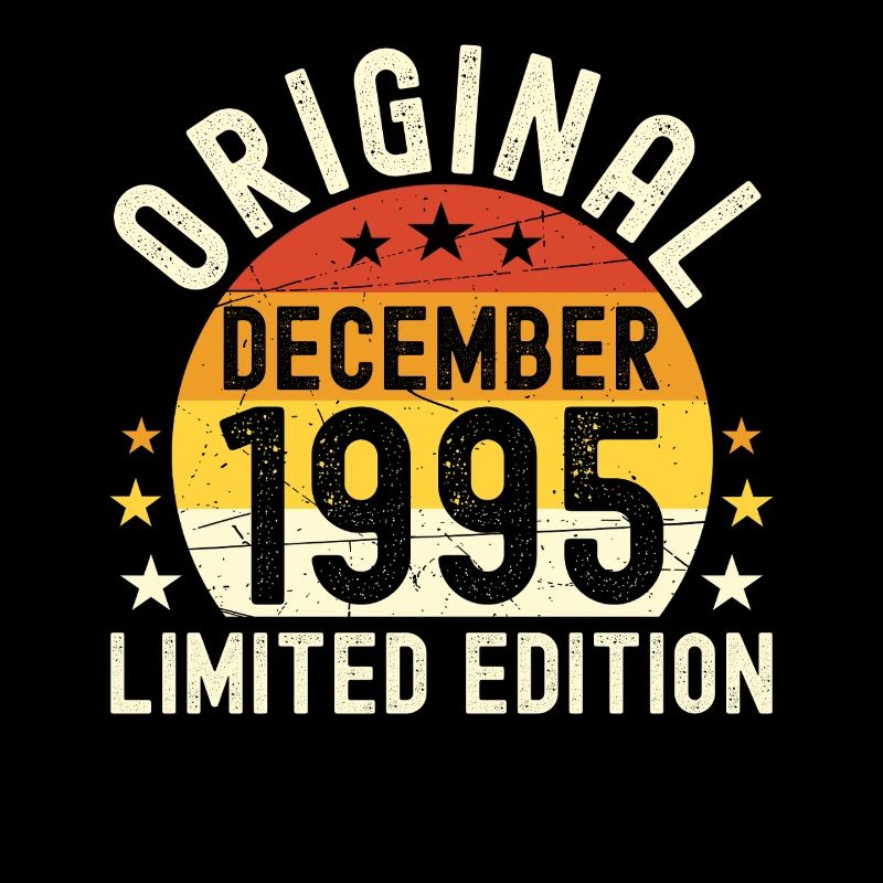 Geburtstag Dezember 1995 Originales Vintage-Geschenk